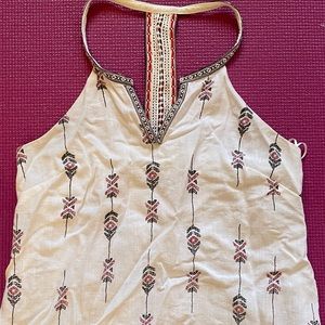 Skies are blue tank top